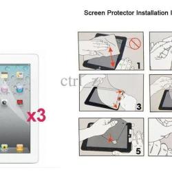 3 Film Protection Ecran Mat iPad  ScreenGUARD