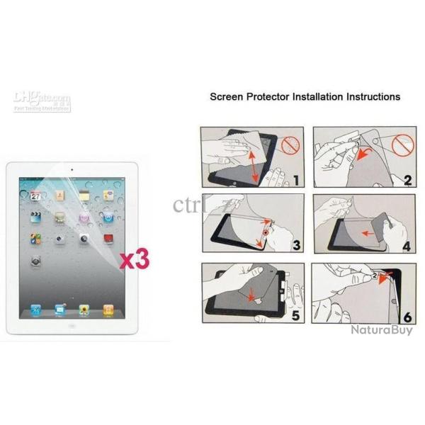 3 Film Protection Ecran Mat iPad  ScreenGUARD