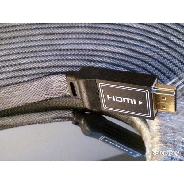 Cable HDMI 1.4 Plat Flat Cable Full HD 3D 10M
