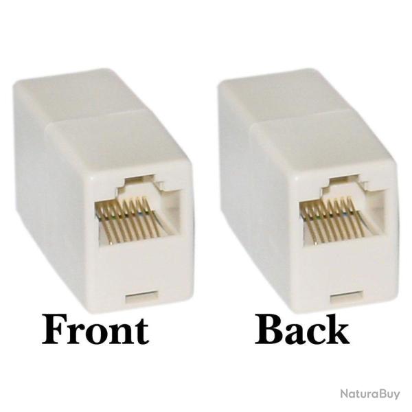 Coupleur RJ45 CAT 5/6 Ethernet reseau LAN Cable Extendeur  Adaptateur