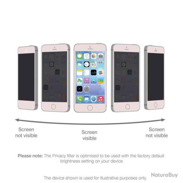 3 Film Protection Ecran Confidentialit� Priv� pour iPhone 6/6S  Privacy ScreenGUARD