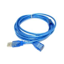 Cable USB 2.0 Male Femelle Rallonge 3m Bleu