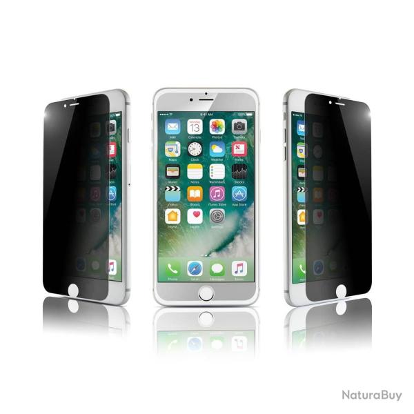 Protection Ecran Verre Trempe Privacy pour iPhone -iPhone 7/8