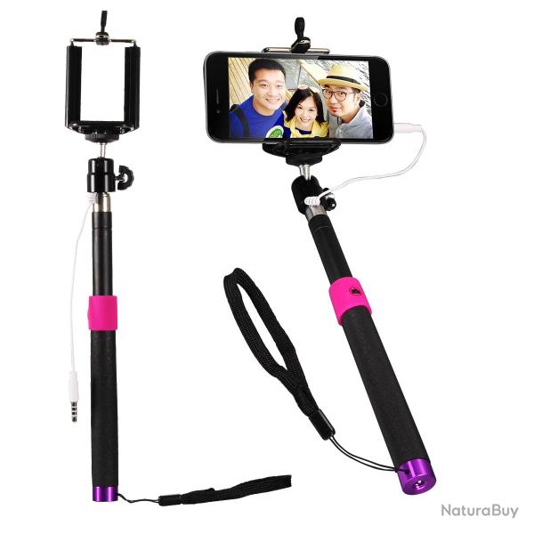Perche Selfy  tous Smartphones Android iOs-Noir