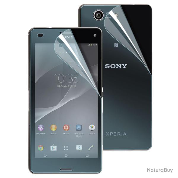 3 Film Protection Ecran + Dos pour Sony ScreenGUARD -Xperia Z