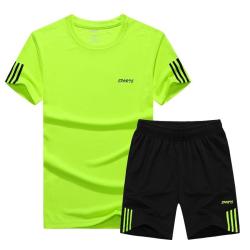 Maillot et Short Sport Foot Grandes Tailles-Vert-6XL
