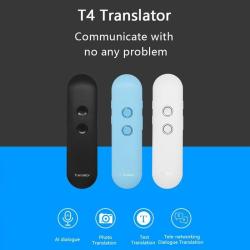 Traducteur Vocal instantane Bluetooth 97 langues-Blanc