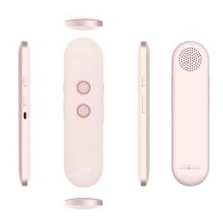 Traducteur Vocal instantane Bluetooth 97 langues-Rose