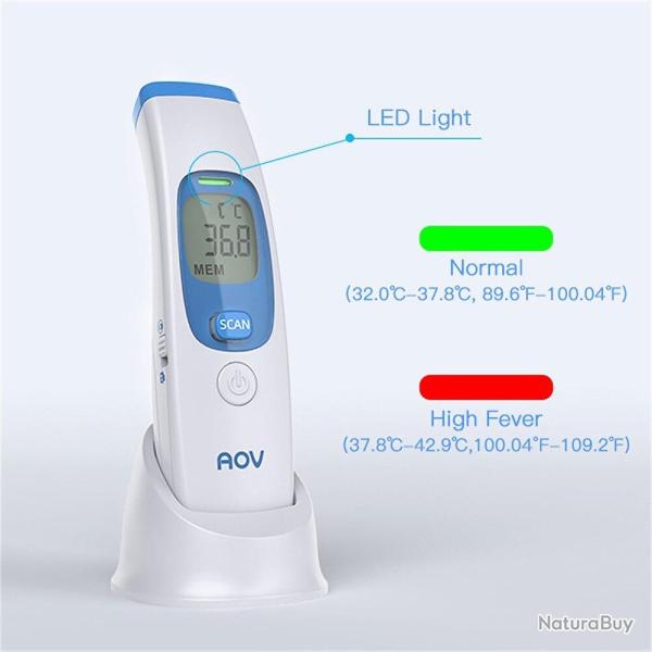 Thermometre  Infrarouge PRO LCD -AOV8810