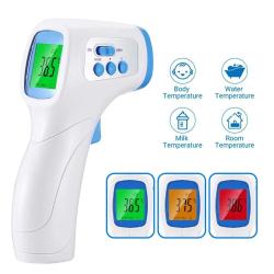 Thermometre  Infrarouge PRO LCD 3 Couleurs-Blanc