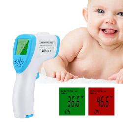 Thermometre  Infrarouge PRO LCD 3 Couleurs-Bleu