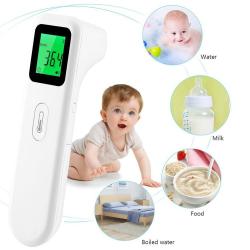 Thermometre  Infrarouge PRO LCD 3 Couleurs-Blanc