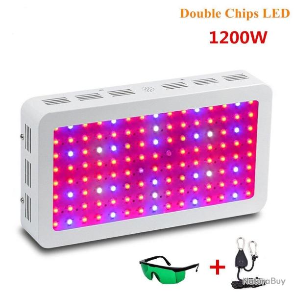Panneau LED Tente Culture Serre 410/730nm-1200W