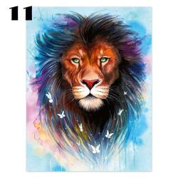 Peinture Impression sur Toile Animaux Abstrait-11-60x90cm