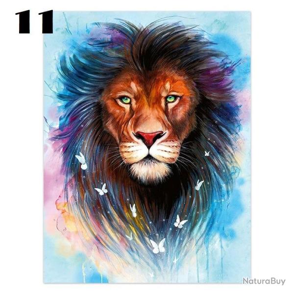 Peinture Impression sur Toile Animaux Abstrait-11-60x90cm