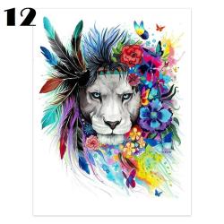 Peinture Impression sur Toile Animaux Abstrait-12-60x90cm