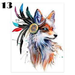 Peinture Impression sur Toile Animaux Abstrait-13-60x90cm