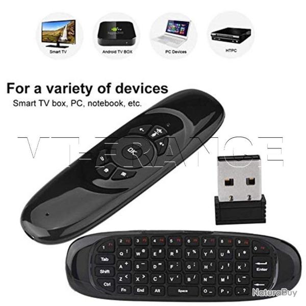 Telecommande Souris Clavier Sans Fil-C120