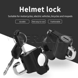 Cadenas Anti-Vol Casque pour Moto Velo-Noir