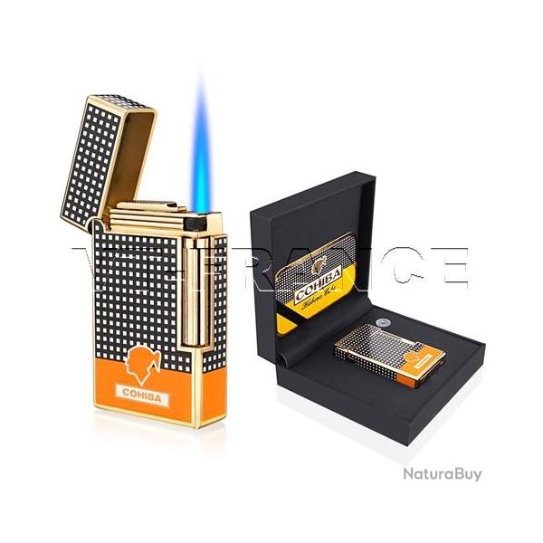 Briquet Chalumeau Cigare Cohiba 1 Torche-Jaune A