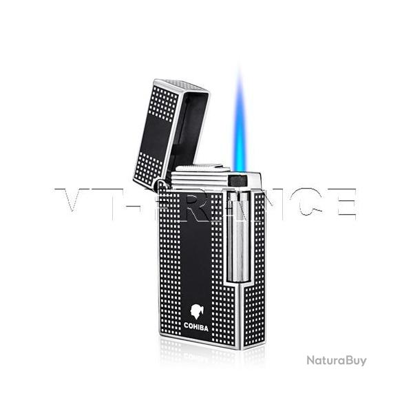 Briquet Chalumeau Cigare Cohiba 1 Torche-Noir avec Boite