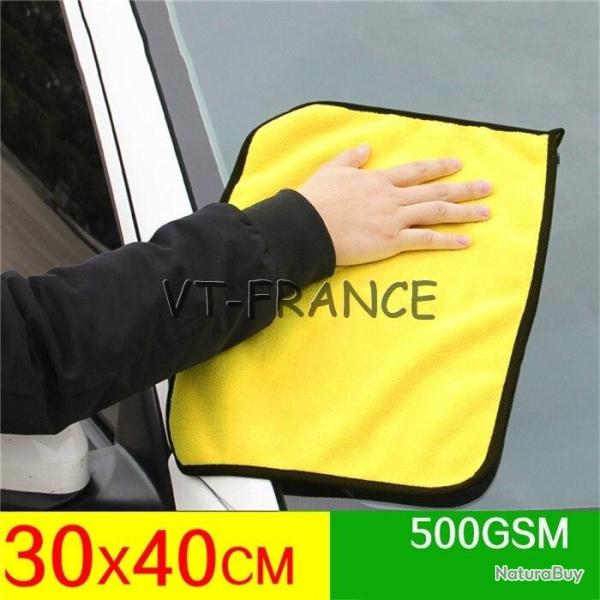 Serviette Pro Microfibre Lavage Voiture Moto-30x40cm
