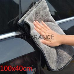 Serviette Pro Microfibre Lavage Voiture Moto-40x100cm
