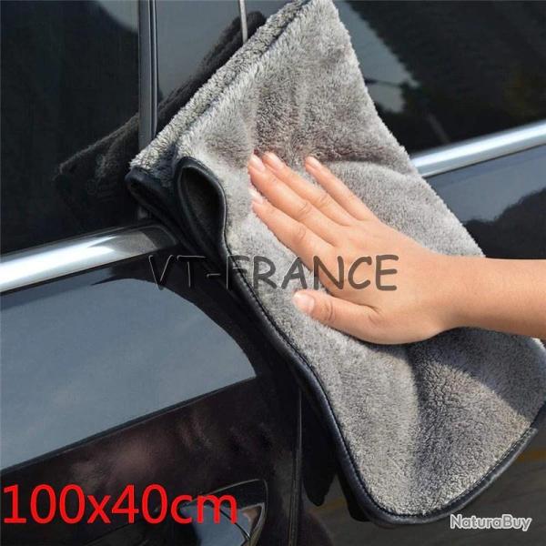 Serviette Pro Microfibre Lavage Voiture Moto-40x100cm