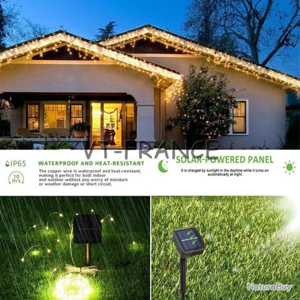 Guirlande Solaire LED Etanche-30m