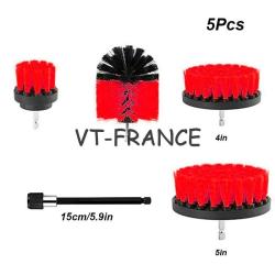 Kit Brosse Nettoyage Voiture Maison-5pcs
