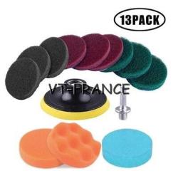 Kit Brosse Nettoyage Voiture Maison-13pcs A