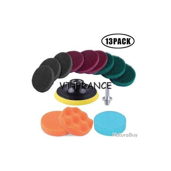Kit Brosse Nettoyage Voiture Maison-13pcs A