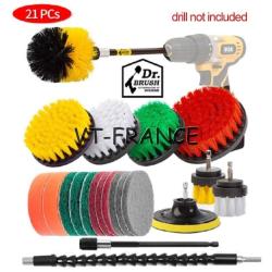 Kit Brosse Nettoyage Voiture Maison-21pcs