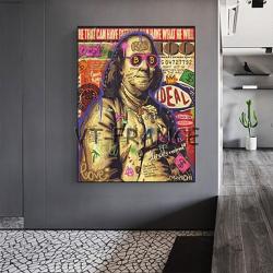 Peinture sur Toile Impression HD Bitcoin - BTC-70x100cm
