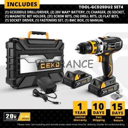 Perceuse Visseuse Sans Fil Pro 20V -GCD20DU2 SET3