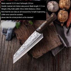 Couteau de Boucher Forg&eacute; en Inox-3