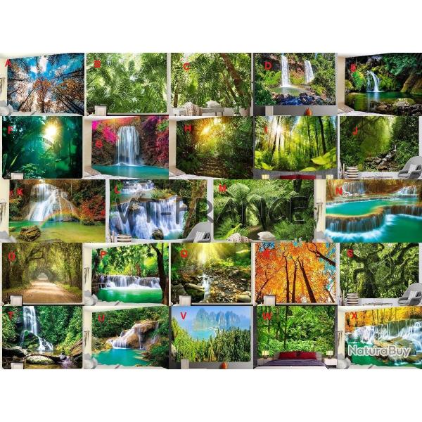 Tapisserie Tenture Murale Paysage Nature-95x70cm