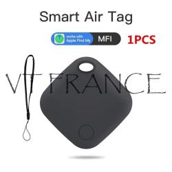 Smart AirTag pour iPhone iPad Find My MFI-Noir