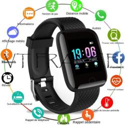 Montre Connectee Bluetooth Android iOs-Noir