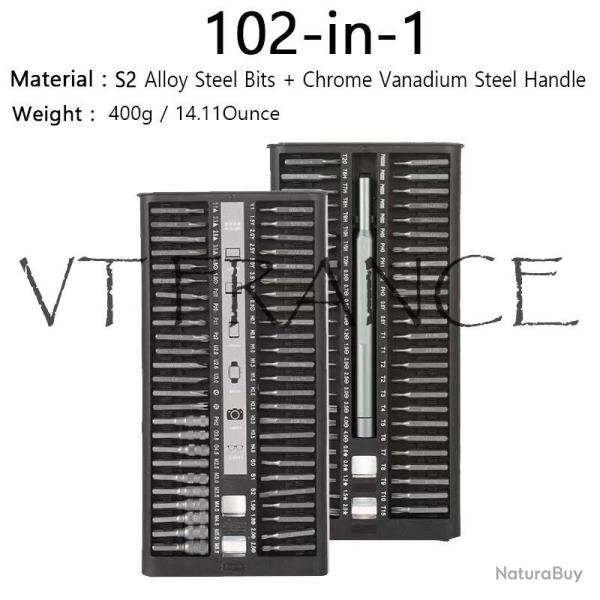 Kit Mini Tournevis Pro de Precision-102pcs