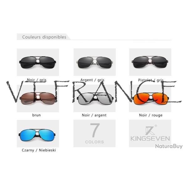 KINGSEVEN Lunettes Soleil Polarisee Miroir-Au Choix