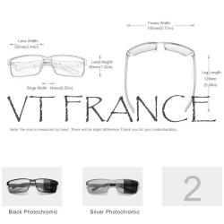KINGSEVEN Lunettes Soleil Polarisee Photochromique-Au Choix