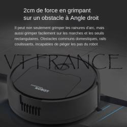 Mini Robot Aspirateur Nettoyeur -Noir