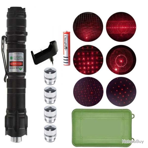 Pointeur Laser Waterproof Rechargeable -Rouge+Box