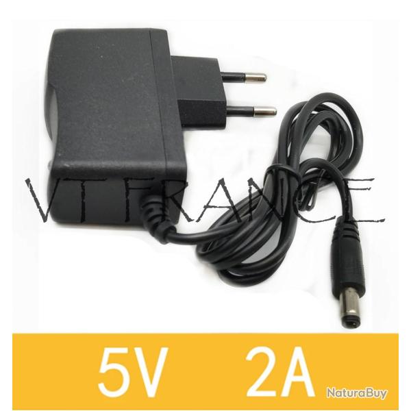 Adaptateur Alimentation AC/DV 5V 2A-DC 5.5*2.1mm