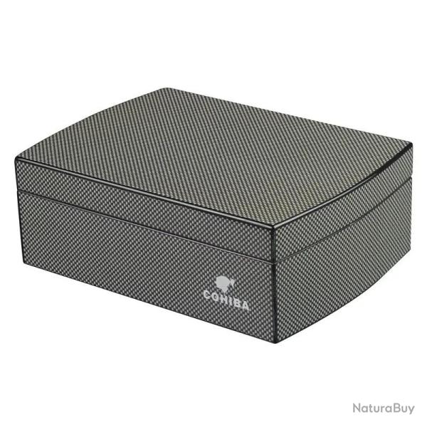 COHIBA Cave a Cigares Humidor-Carbone 25 Cigares