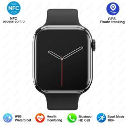 Montre Connectee Watch9 pour Android iOs SmartWatch-Noir