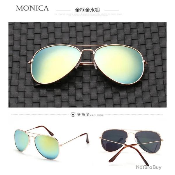 Lunettes de Soleil Polarise Aviation Pilote-5