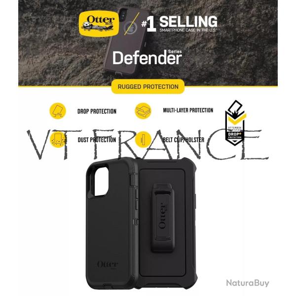 Coque AntiChoc OTTERBOX Defender pour iPhone-Au Choix-iPhone 16 Plus