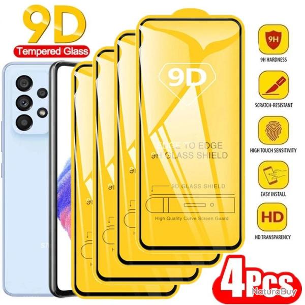 4 Ecrans Protecteur Verre Trempe pour Samsung Galaxy-Galaxy S25